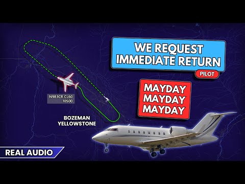 Mayday. Pilot Requests Immediate Return And Reports Smoke In The Cockpit. Real Atc
