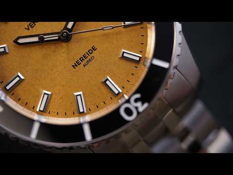 This Dressy Dive Watch from an Italian Microbrand Now Gets a Gold Dial!