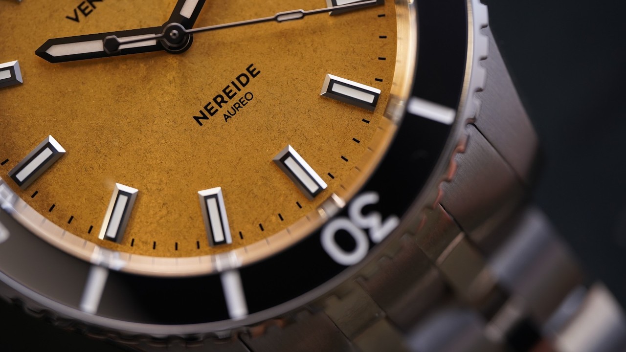 Эти элегантные часы для дайвинга от итальянского микробренда теперь получили золотой циферблат!