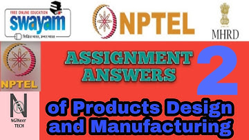 NPTEL||Product Design and Mnufacturing ||Assignment 2 Answers||2021