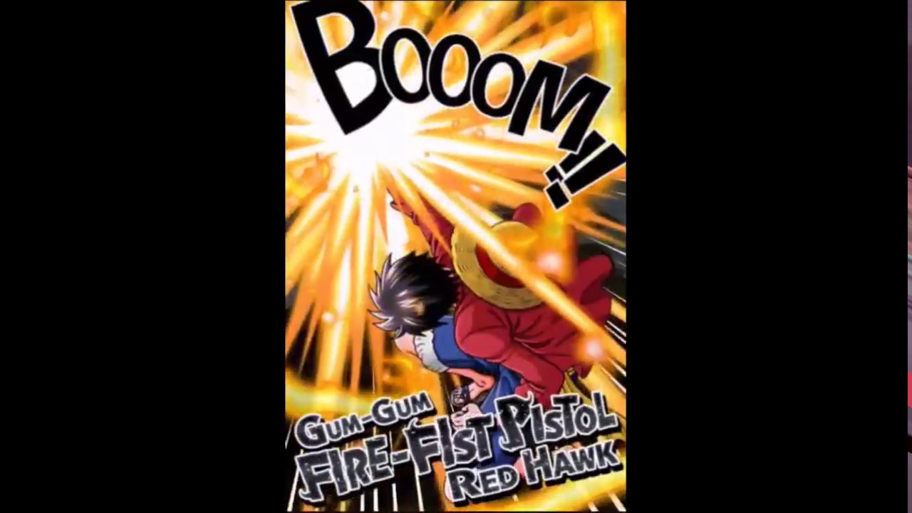 Legend TS Luffy Special Gum Gum Fire Fist Pistol Red Hawk One Piece