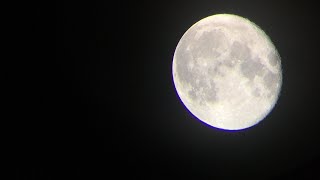 The Moon On Celestron Inspire 100Mm Telescope