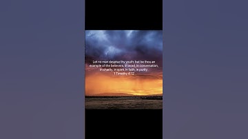 1 Timothy 4:12 (KJV) #god #lordjesus #jesus #bible #salvation