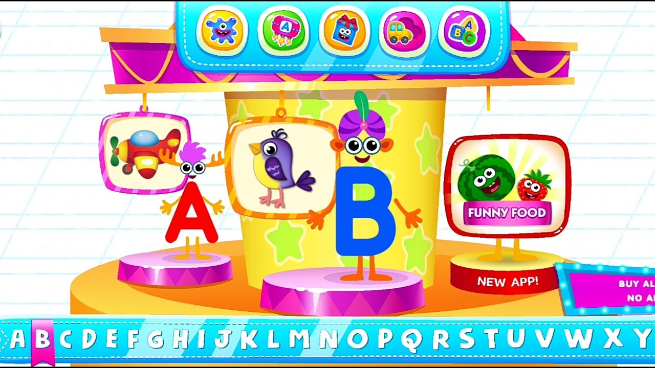 ABC game for kids: Alphabet Learning letter Video - YouTube