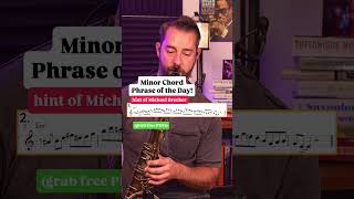 Crazy Minor Chord Phrase of the Day! #jazzphrases #saxophone #bebop #jazz #saxophonelessons