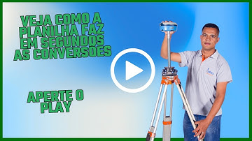 Planilha para converter coordenadas em graus decimais.