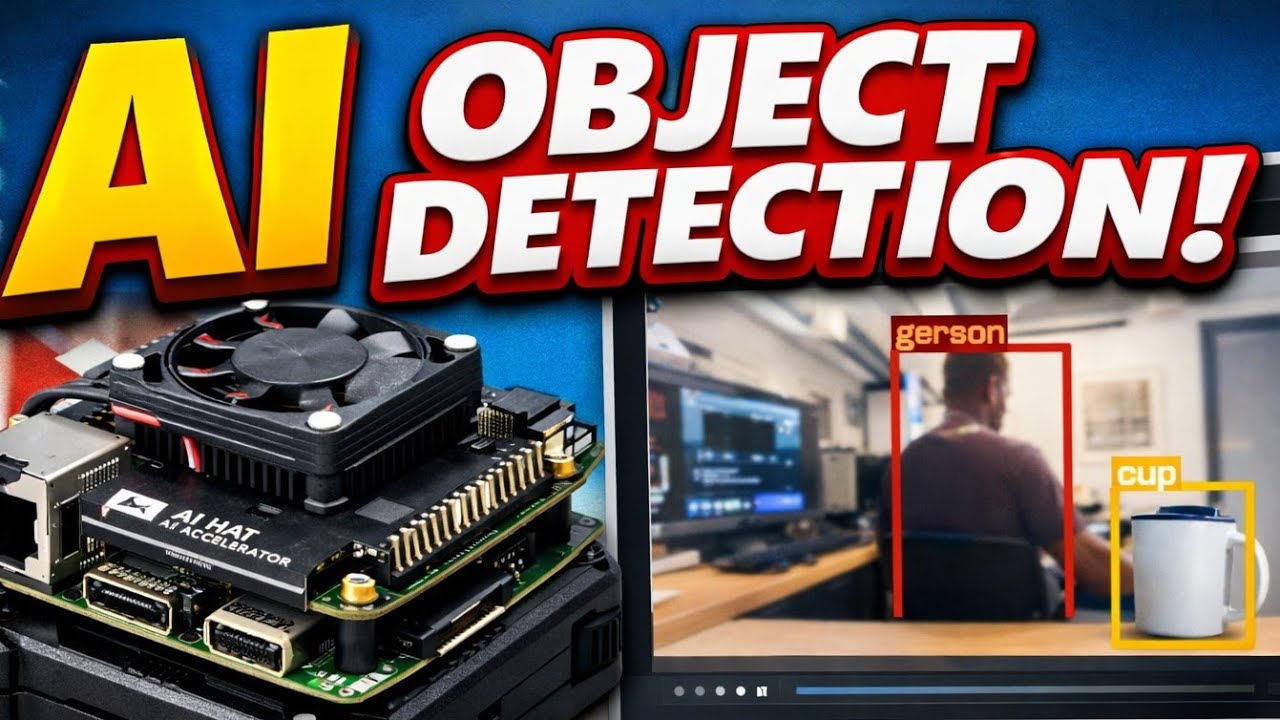 AI Object Detection | RPi 5 + Hailo-8 (26 TOPS) | Live Stream #artificialintelligence #raspberrypi
