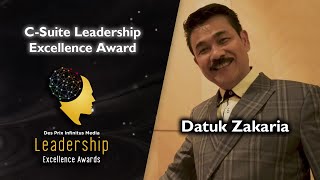 Award Night Video Interview: Datuk Zakaria | Leadership Excellence Awards 2019
