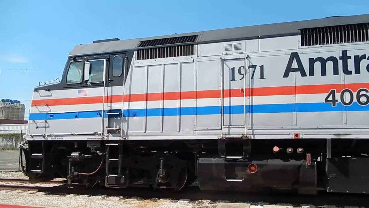Amtrak Heritage Units 156 And 406 At The Galveston Railroad Museum 10216 YouTube