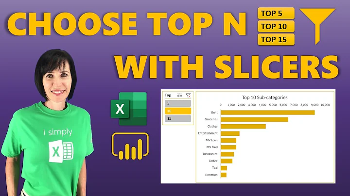 Display Different Top n from a Slicer - EASY Trick Works in Excel or Power BI