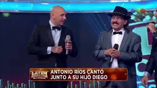 Miniatura de "Diego Rios y Antonio Rios cantan "Hoy Tengo Ganas de Ti" en "Laten Corazones""