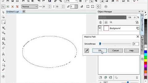 Text To Path on the Bottom of a path in Corel PhotoPaint x7