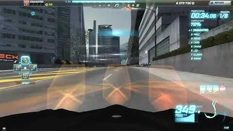 NFS World  /// Construction Route 45.62 ///  Free Roam Pagani Zonda Revolution