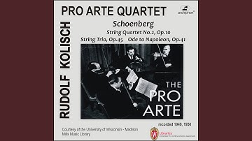 String Quartet No. 2 in F-Sharp Minor, Op. 10: II. Sehr rasch (Live)