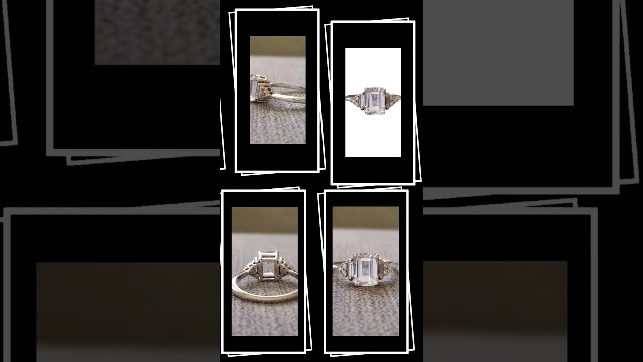 White Zircon Wedding Princess Ring Product reels Pippit 202506270303