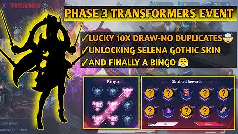 LUCKY 10x DRAW NO DUPLICATES 🤯 | PHASE 3 TRANSFORMERS x MLBB