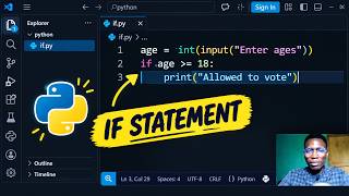 Python IF Statement Explained from Scratch! 🐍 | Can You Vote News