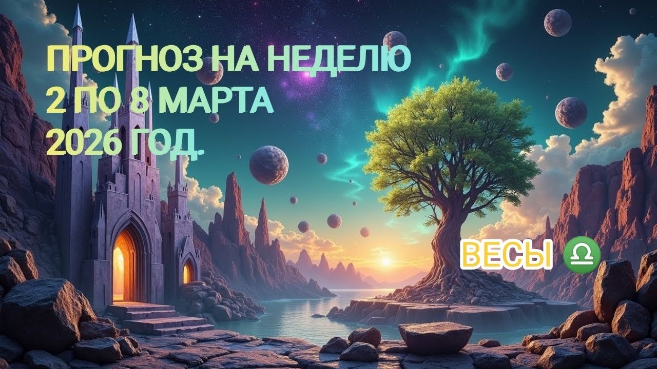 ВЕСЫ ♎ ПРОГНОЗ НА НЕДЕЛЮ С 2 ПО 8 МАРТА 2026 ГОД 