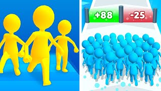 Join Clash 3D vs Count Masters😬🫨🫠Walkthrough Max Gameplay BA4995 screenshot 5