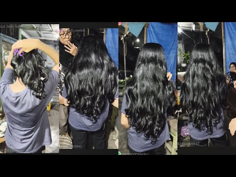 Rambut Panjang Hitam Halus