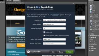 Search for Bing for Expression Web Feature Tour