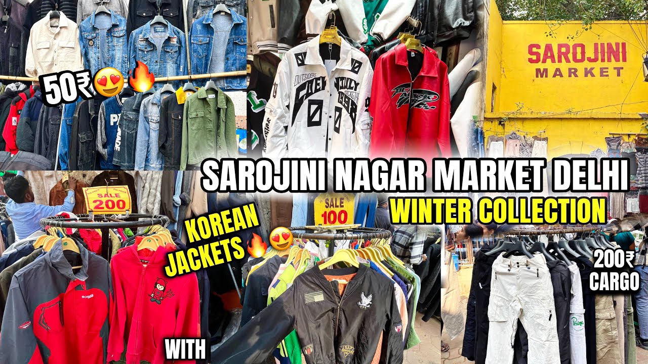 SAROJINI NAGAR MARKET DELHI 2026 | WINTER COLLECTION GIRLS AND BOYS | CHEAPEST JACKETS