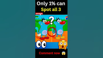 99% FAIL This puzzle! 🔍Can YOU Spot All 3 Differences Before Time Runs Out?⏱️ Comment now!👇🏻🔥#shorts