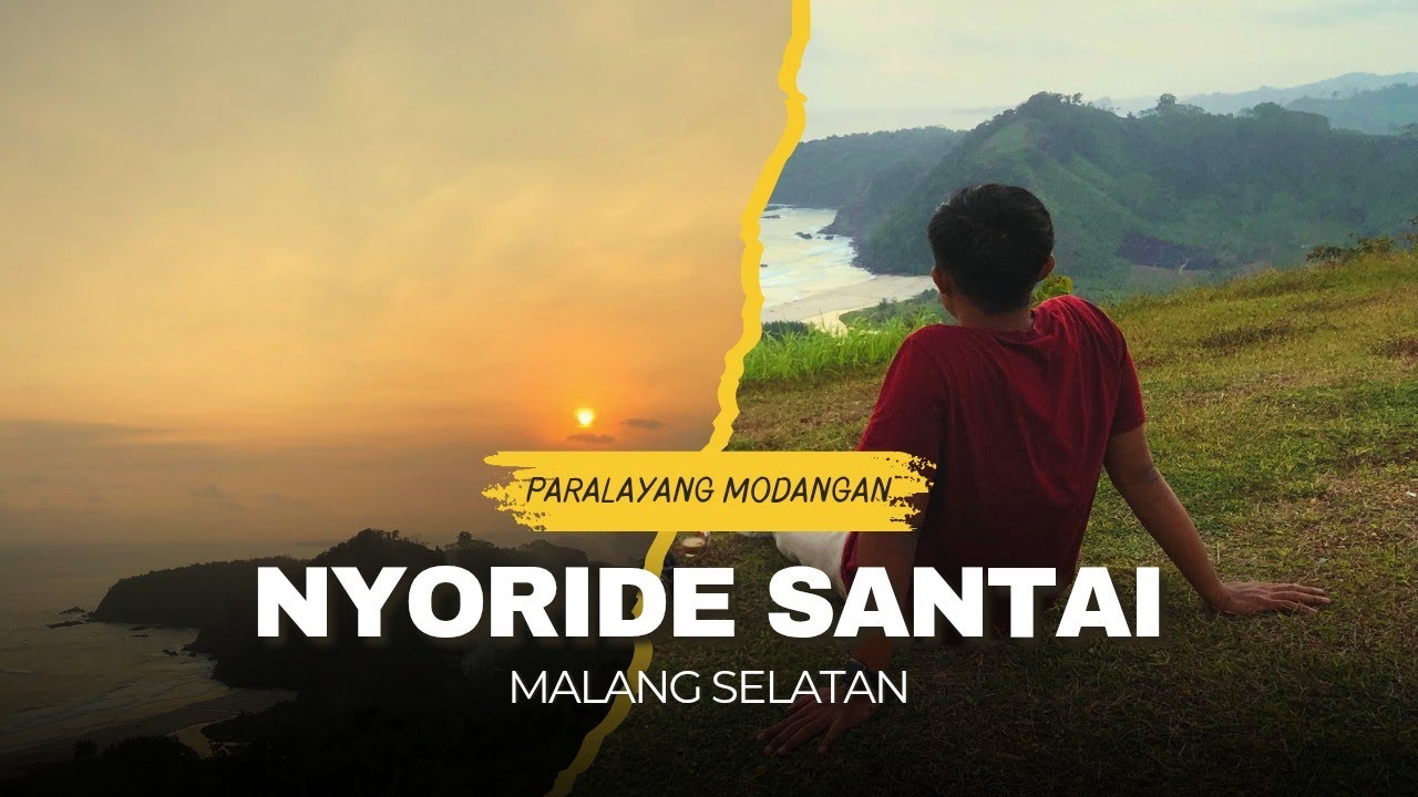 MENIKMATI SENJA DI PARALAYANG MODANGAN MALANG SELATAN | NYORIDE SANTAI PAKAI VARTECH 110