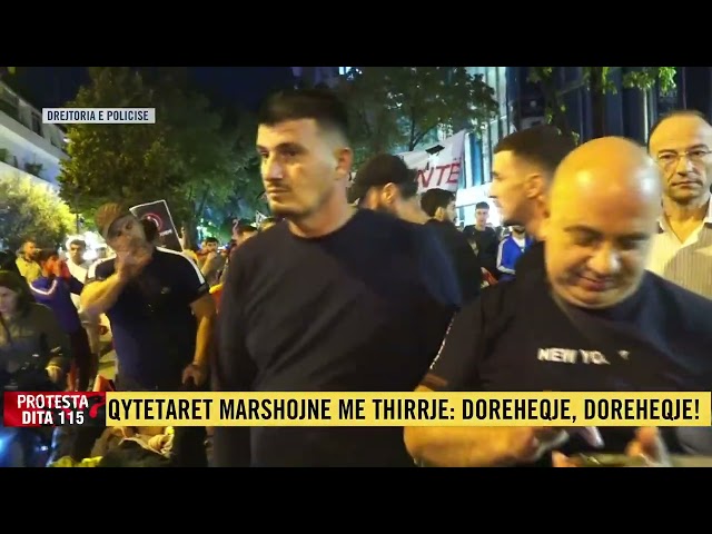 “Arresto Ballukun”, vazhdojnë thirrjet e forta të protestuesve kundër qeverisë në rrugët e Tiranës
