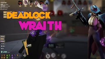 Deadlock (Valve Game) playtest - My first time being useful (WRAITH)