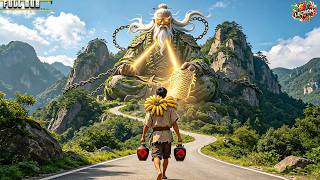Beggar Climbs The Mountain To Offer Wine To A Sealed Old Manreceives A Thousandyear War God Armor