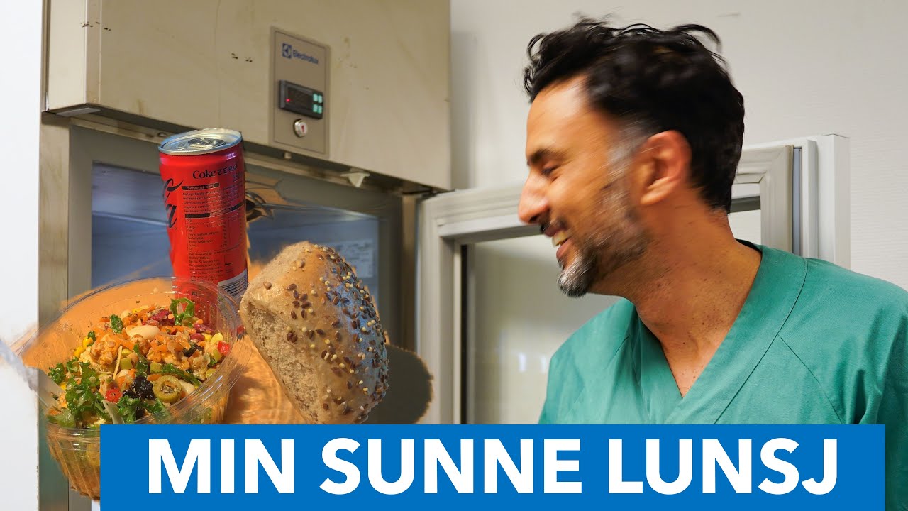 Min sunne lunsj før trening