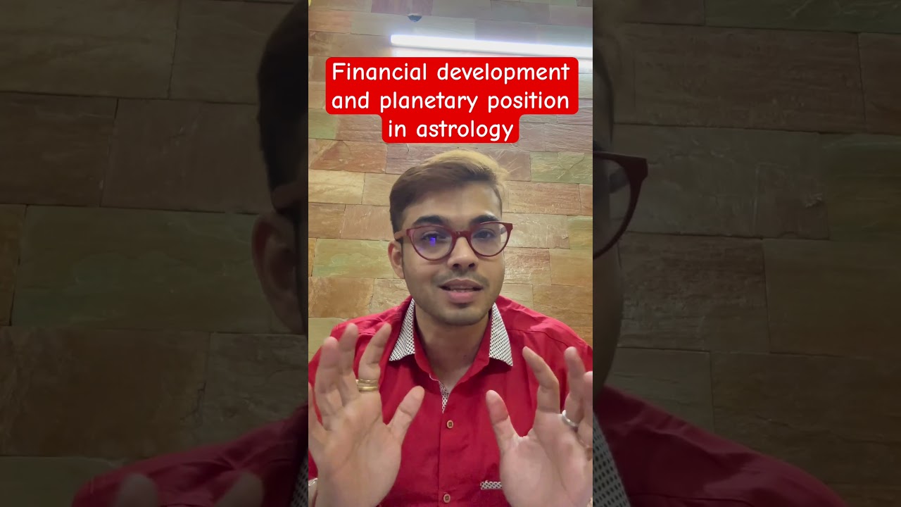 Financial development and planetary position in astrology 