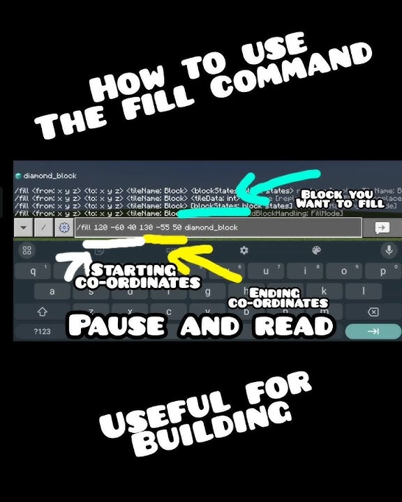 Download lagu How to use fill command in Minecraft (Very useful for building)!