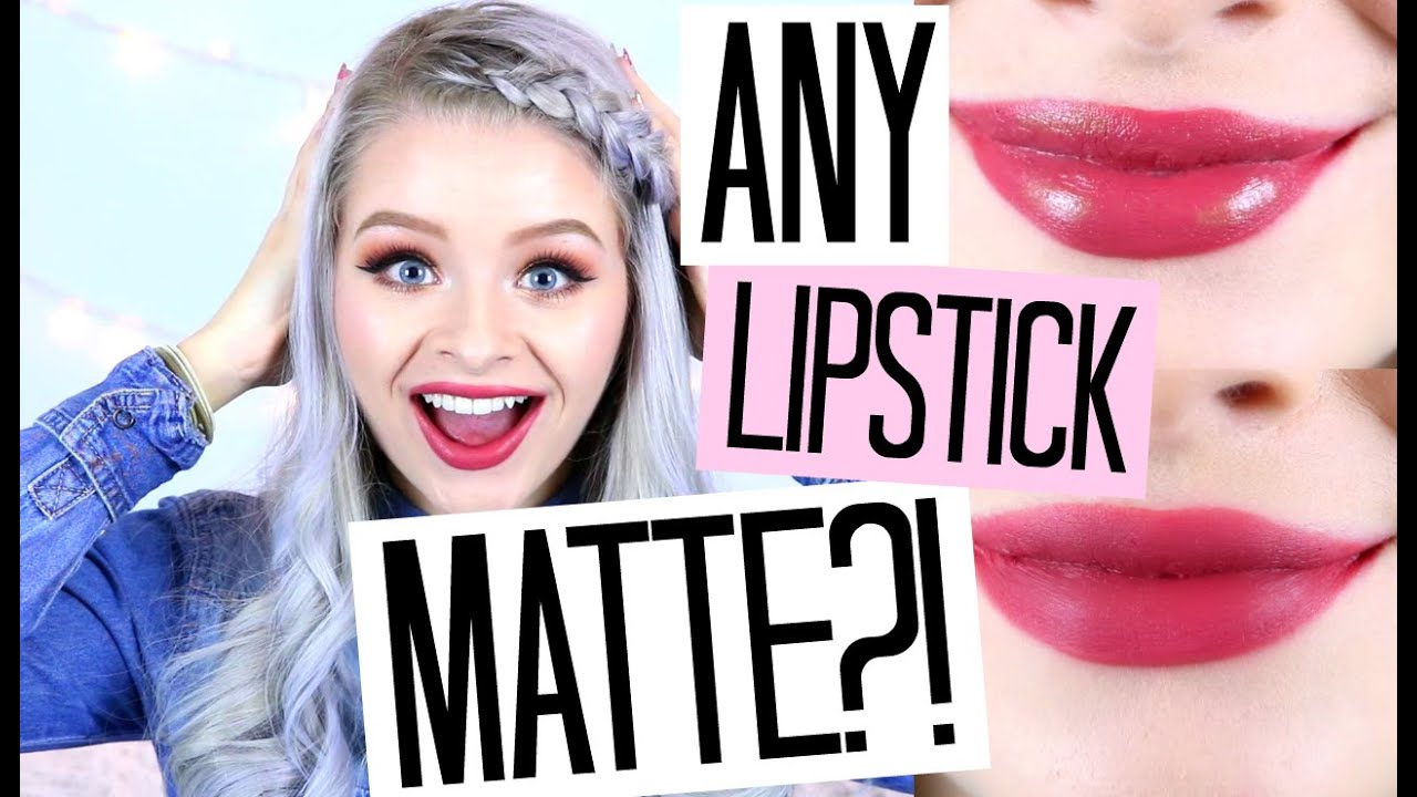 MATTE LIP TOP COAT?! MAKE ANY LIPSTICK MATTE! sophdoesnails YouTube