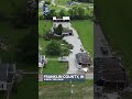 AERIAL VIDEO | Confirmed tornado leaves damage in SE Indiana