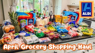 ALDI Grocery Shopping Haul//my ALDI Cart with PRICES!
