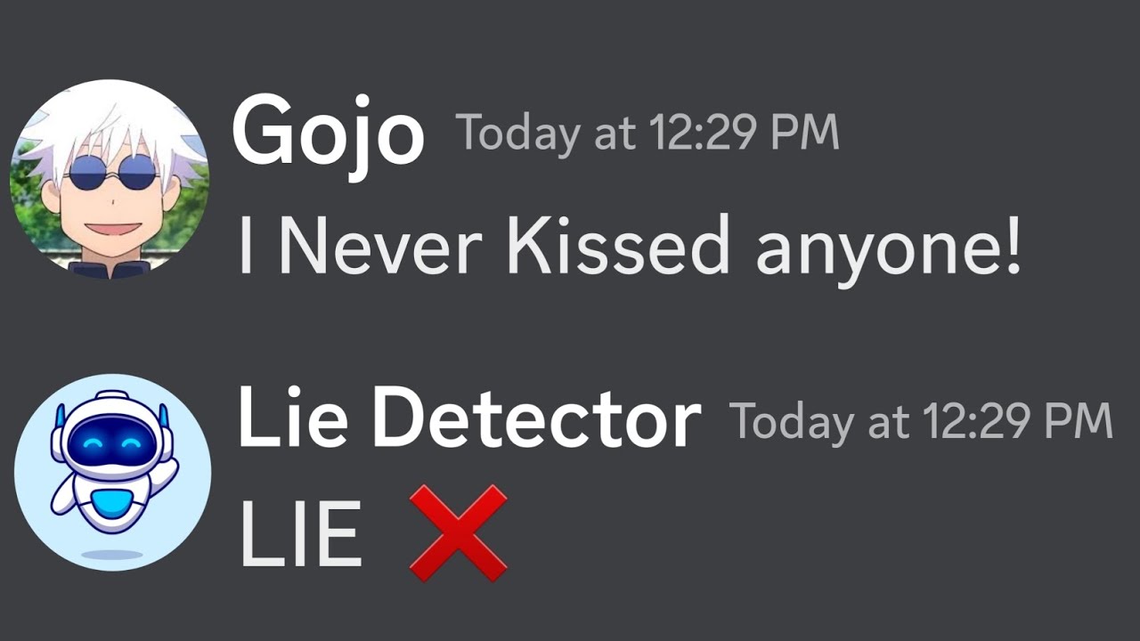 If Jujutsu Sorcerers have a Lie Detector Test...