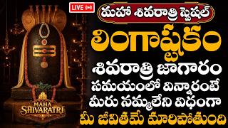 LIVE : మహా శివరాత్రి నాడు  లింగాష్టకం వింటే శివుని కృప మీ మీద ఉంటుంది | Lingastakam in Telugu