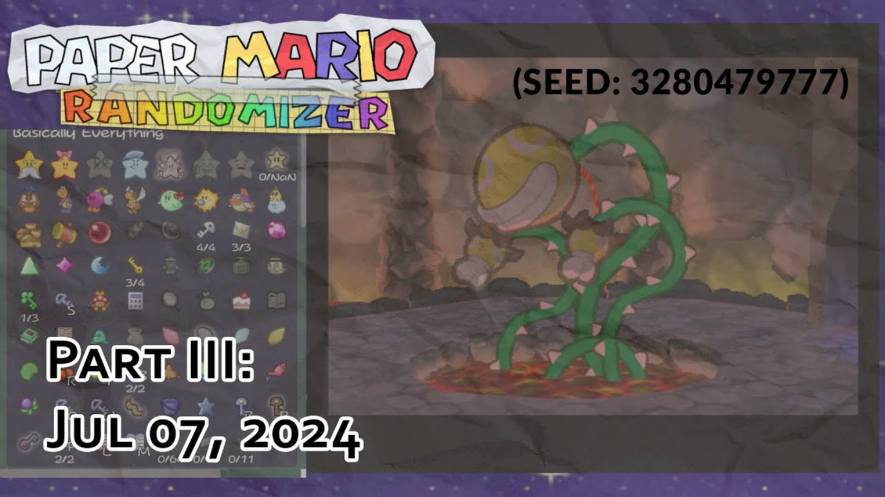 [VOD] Paper Mario Randomizer (PART 3) - YouTube