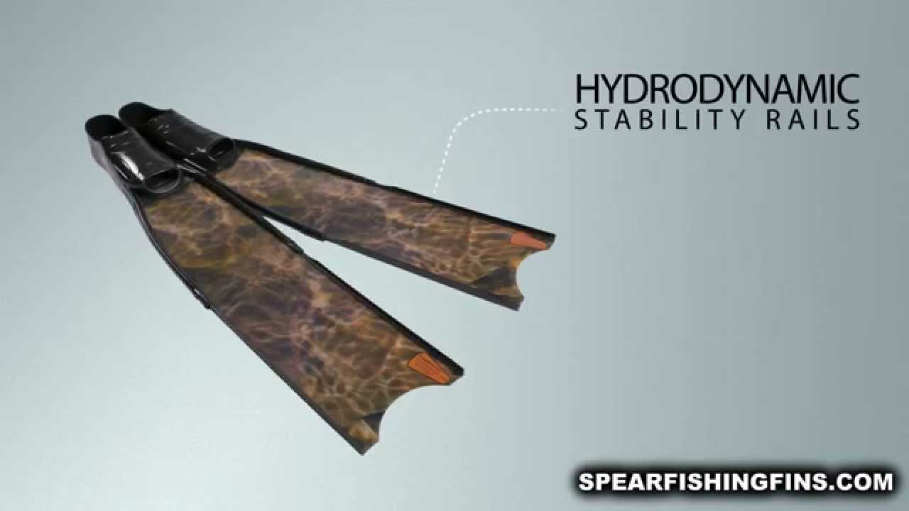 Leaderfins Brown Camouflage Pro Spearfishing Fins