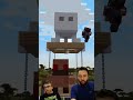 🚨🚨 Ele construiu um BALÃO de GHAST com PIGLIN igual ao FILME!  😱#minecraft