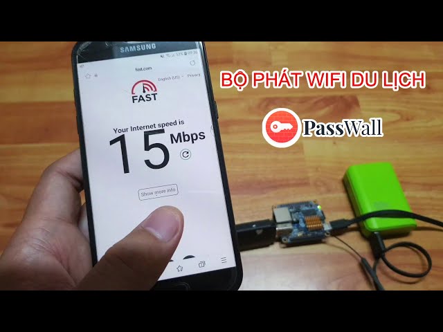 Chế bộ phát WiFi du lịch 4G với PassWall (miễn phí data)