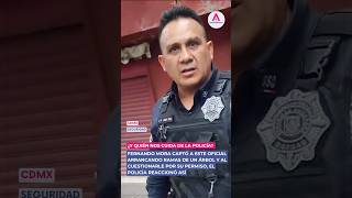 🌳CDMX POLICE OFFICER CAUGHT DESTROYING A TREE AND EXHIBITING TOTAL IGNORANCE OF THE LAW