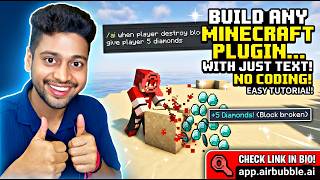 This AI Makes Minecraft Plugins Instantly 😳 (Insane Trick)