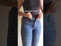 Fix your Jean's Tight Waist Button #shorts #hacks #diy #diyhacks #jeanshacks #stylingtips #styletips