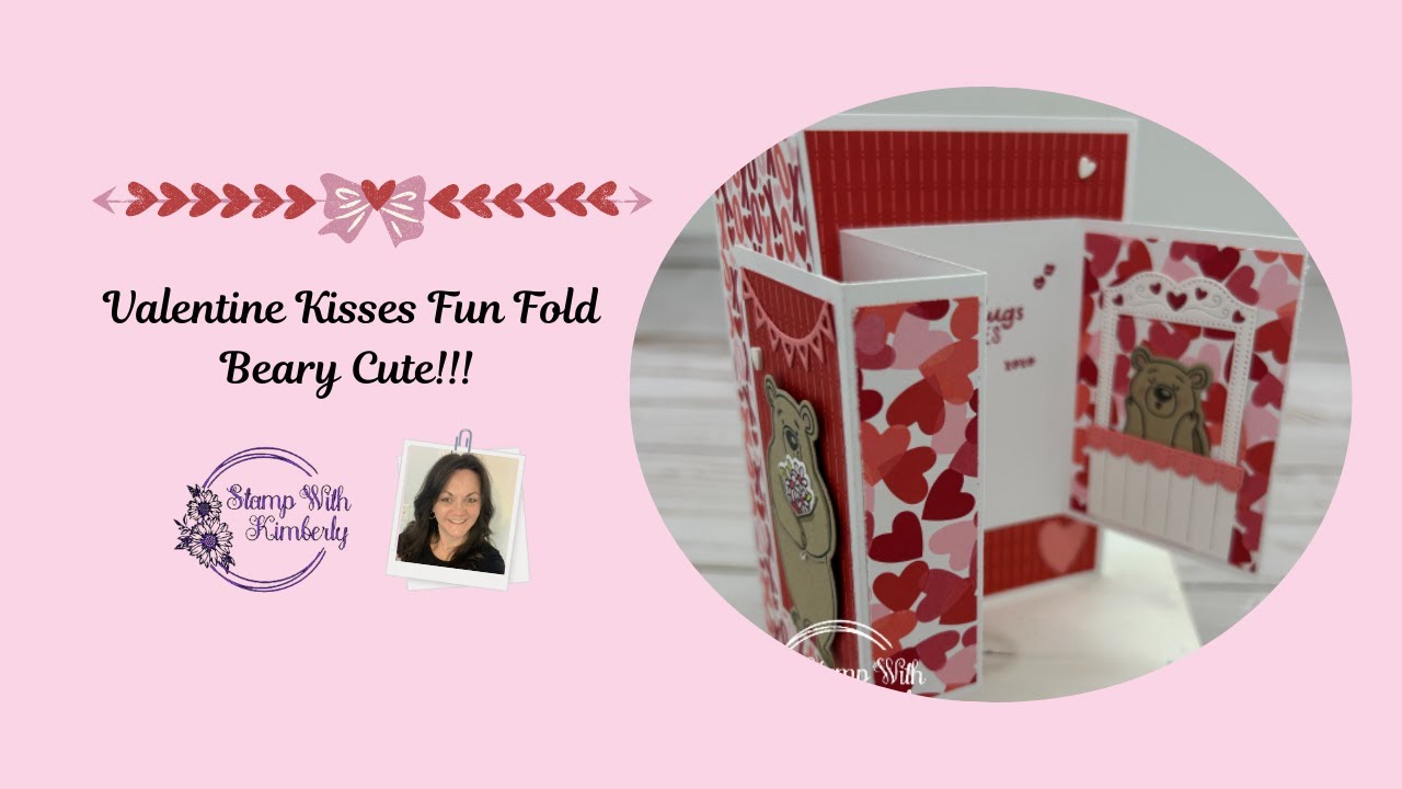 Stampin' Up! Fun Fold Valentine Kisses