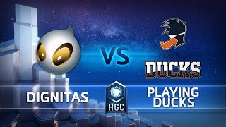 HGC EU - Phase 1 Part 2 - Game 3 - Playing Ducks vs Team Dignitas