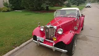 1952 Mg TD Roadster convertible, Replica