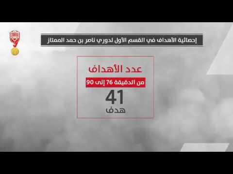 الجزء السادس: إحصائية الأهداف في القسم الأول من دوري#ناصر_بن_حمد_الممتاز